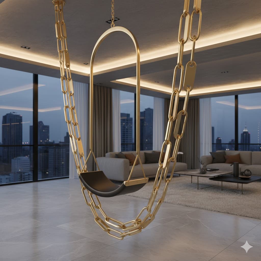 Brass Polished Swing Chain