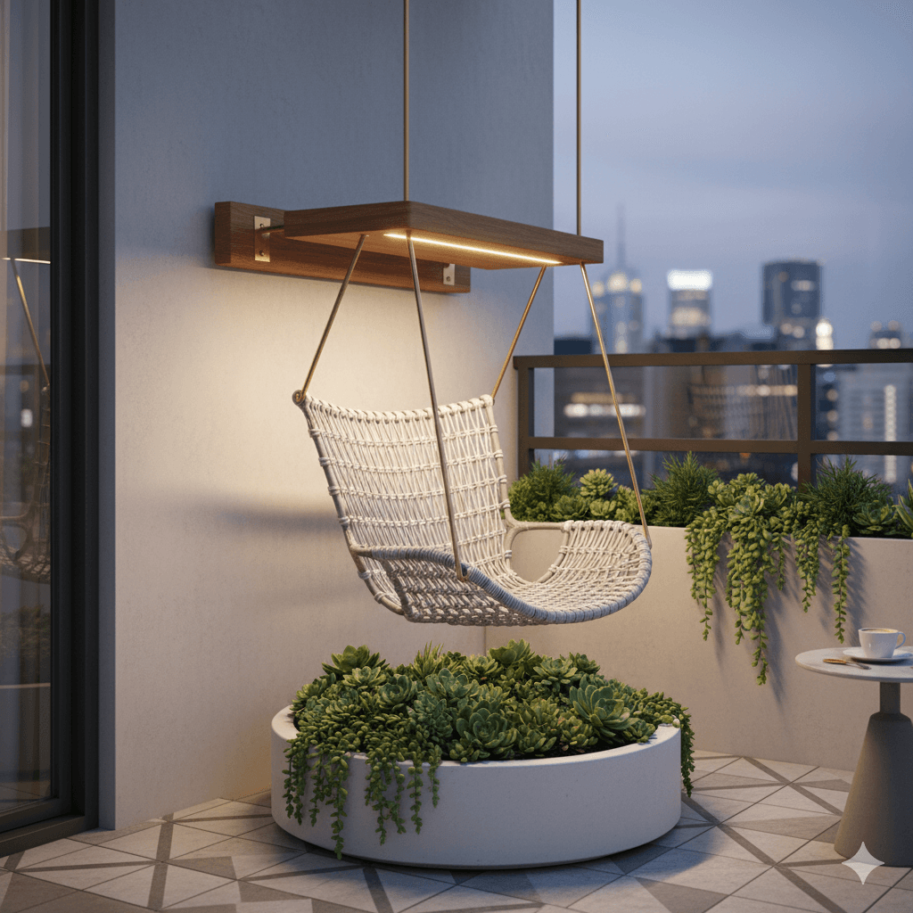 Compact Space Saver Swing