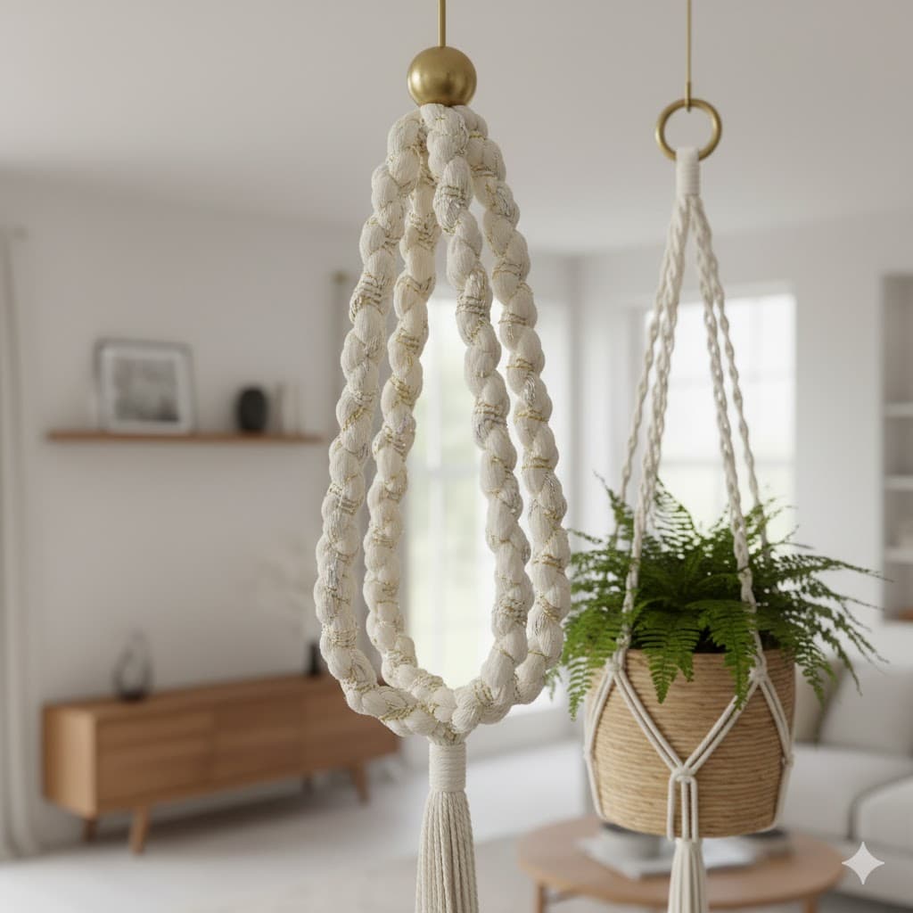 Cotton Braided Hanging Rope