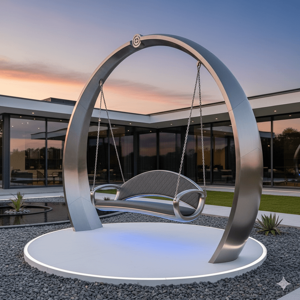 Designer Curved Swing