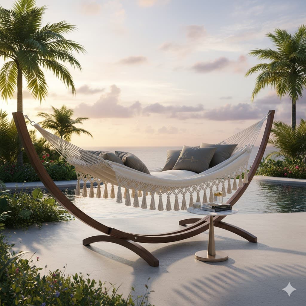 Double Hammock with Stand