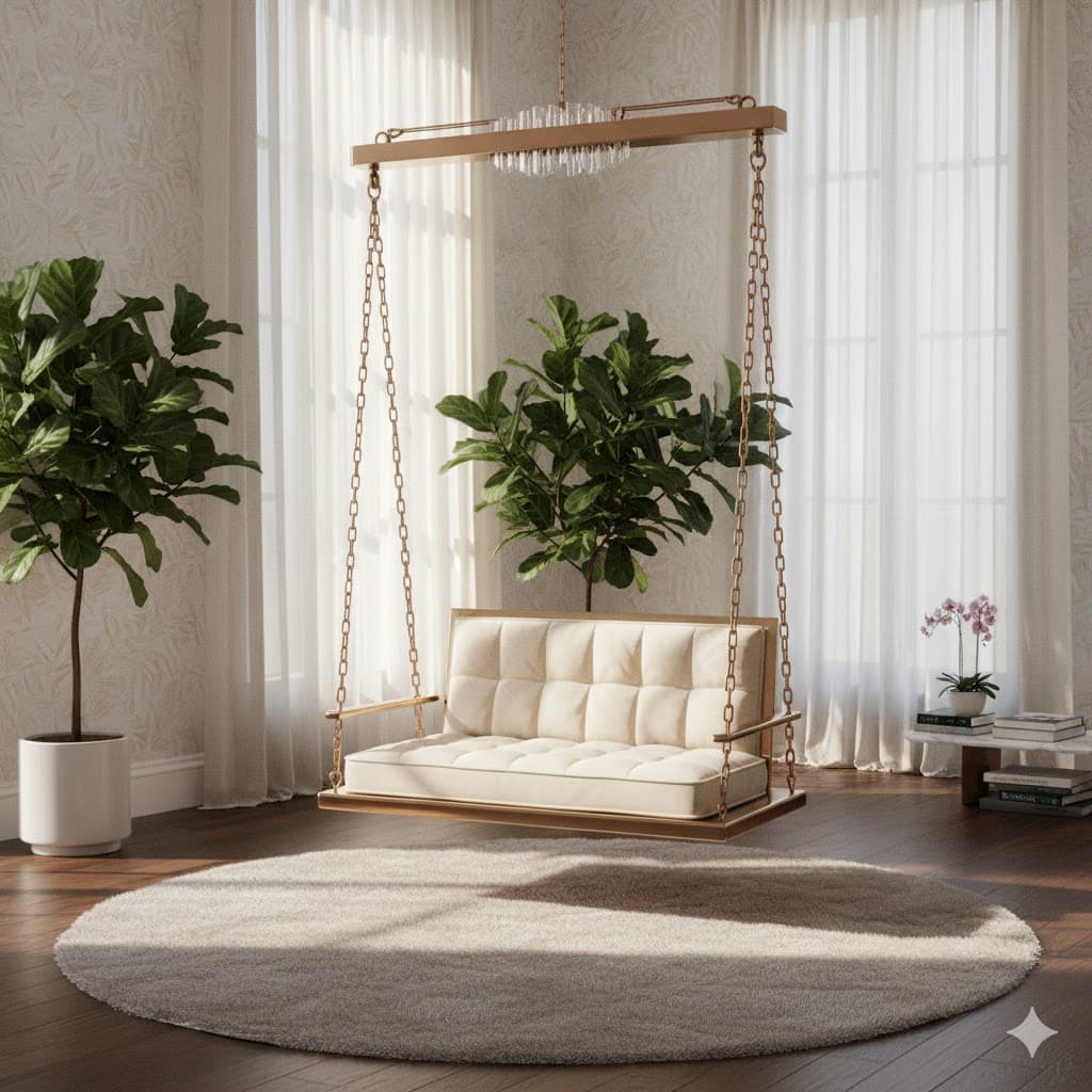 Elegant Indoor Chain Jhula