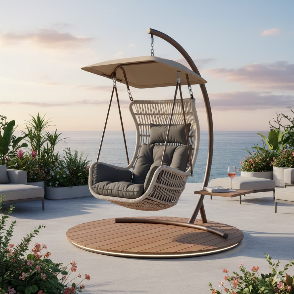 Foldable Patio Swing Chair