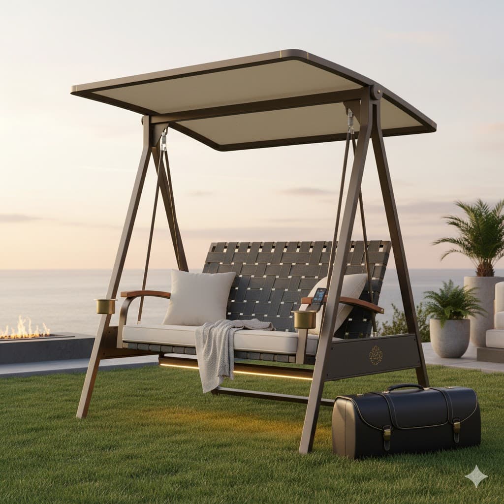 Folding Portable Garden Swing