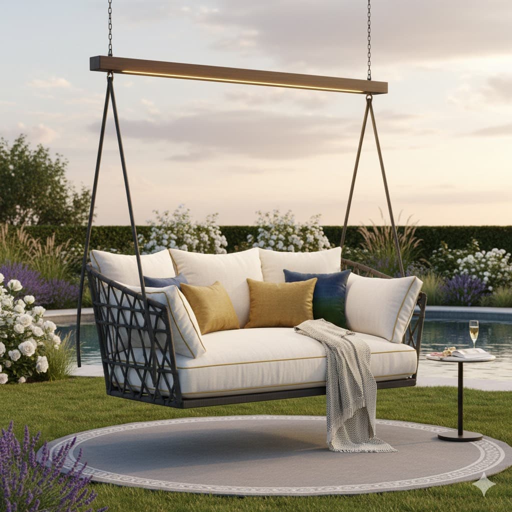 Luxury Cushion Garden Swing