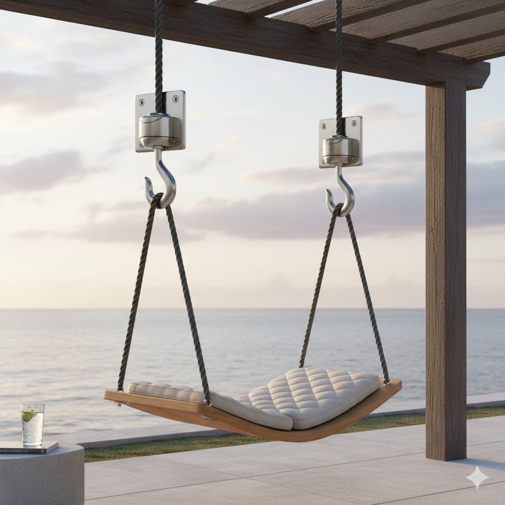 SS Swing Hanging Hook Set