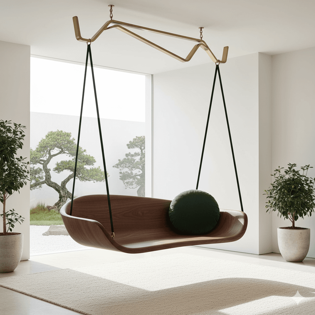 Designer Wooden Jhula