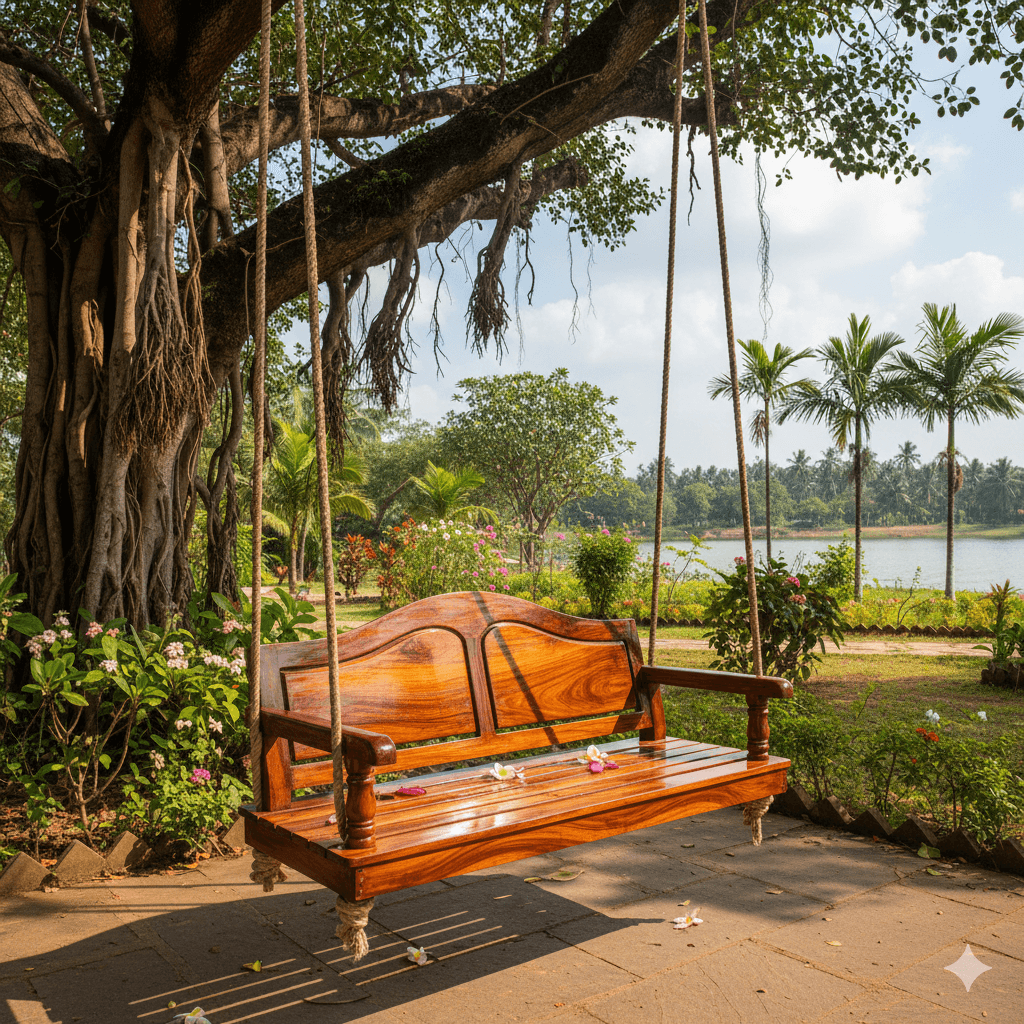 Polished Sheesham Swing