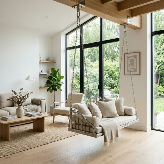 Traditional Indian Decor: Integrating a Jhula in a Western Home